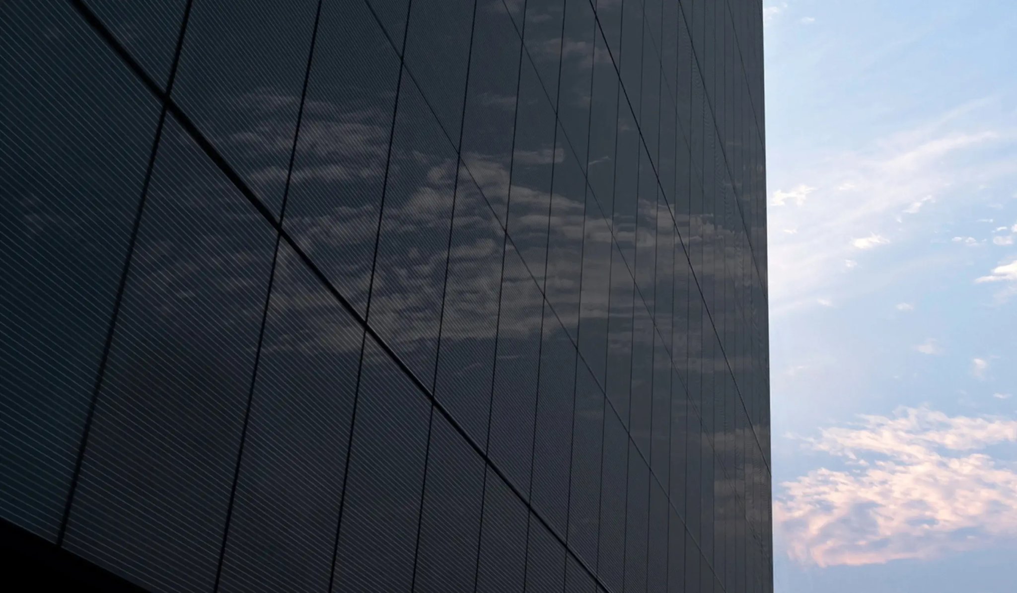 Solar Facade System on Commercial Building